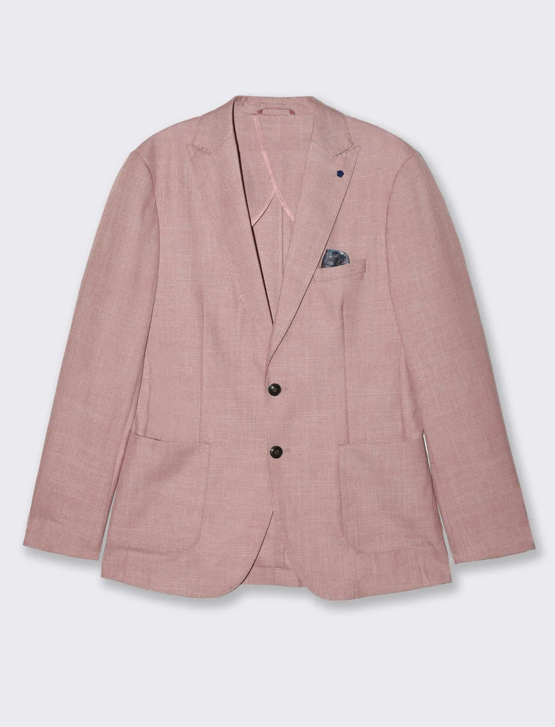 Blazer da completo formal fit da uomo - Corallo