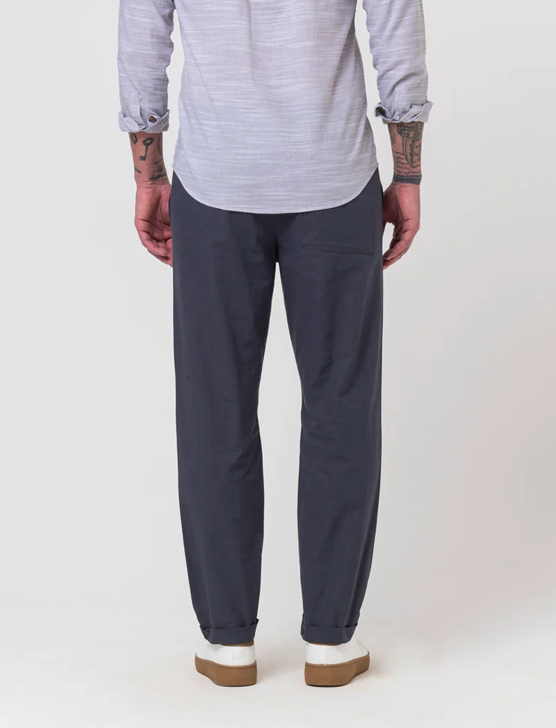 Pantaloni chino jogger cotone slub da uomo - Avion