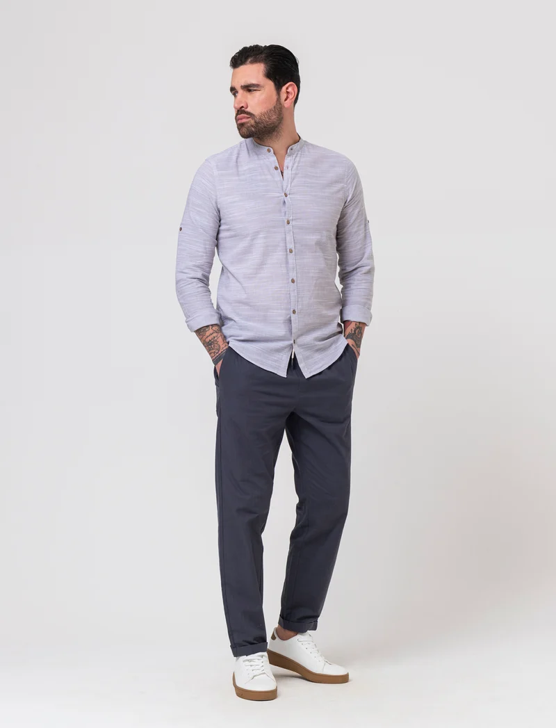 Pantaloni chino jogger cotone slub da uomo - Avion
