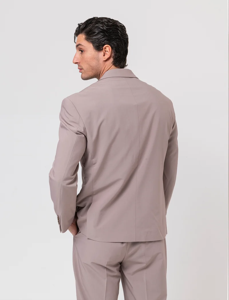 Pantaloni da completo relaxed fit da uomo - Grigio tortora