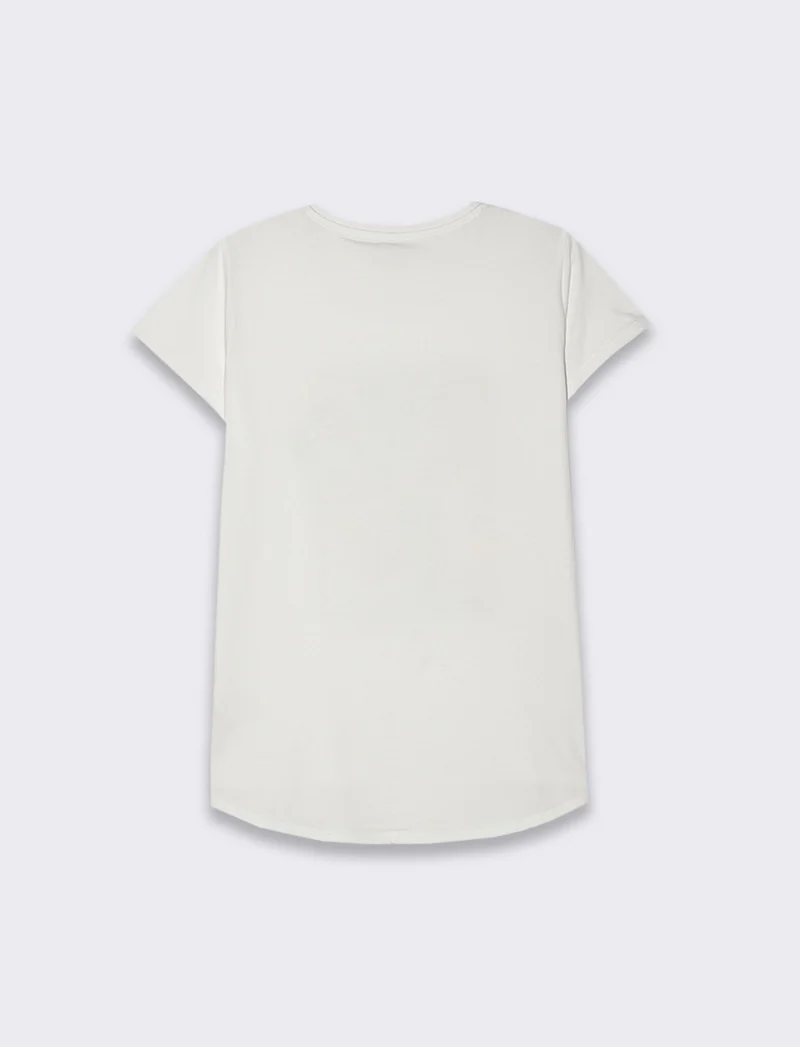 T-shirt con stampa da donna - var 1