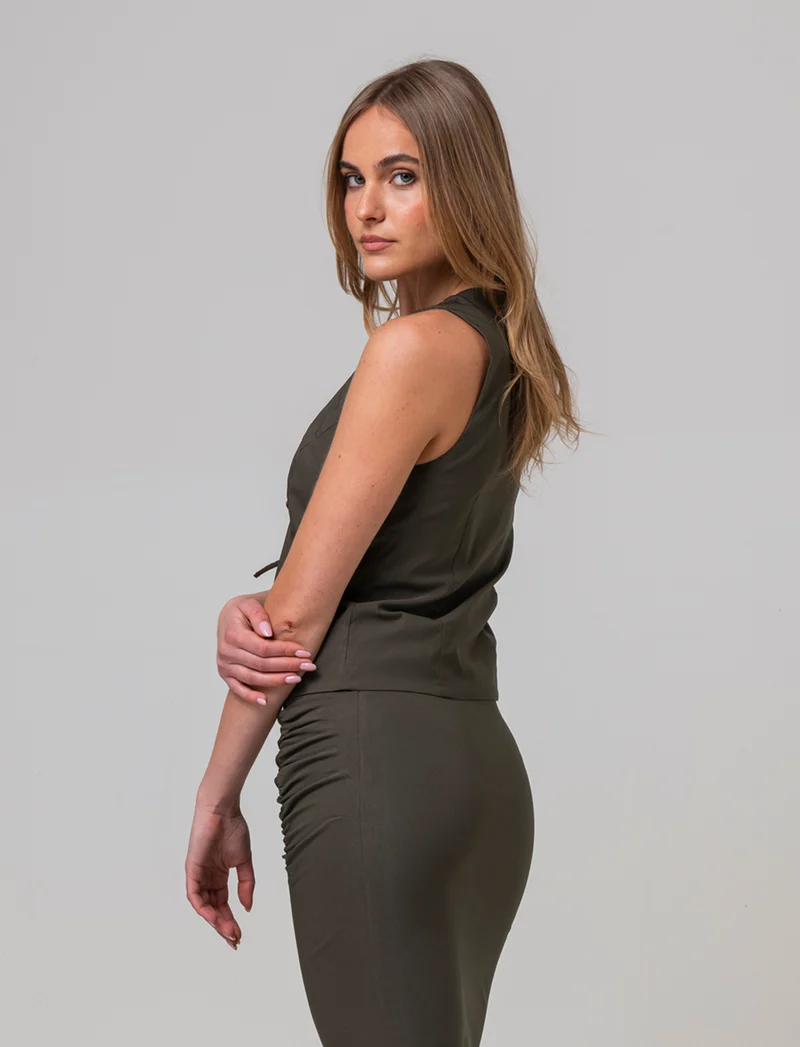 Gilet con laccetti da donna - Ve.milit.