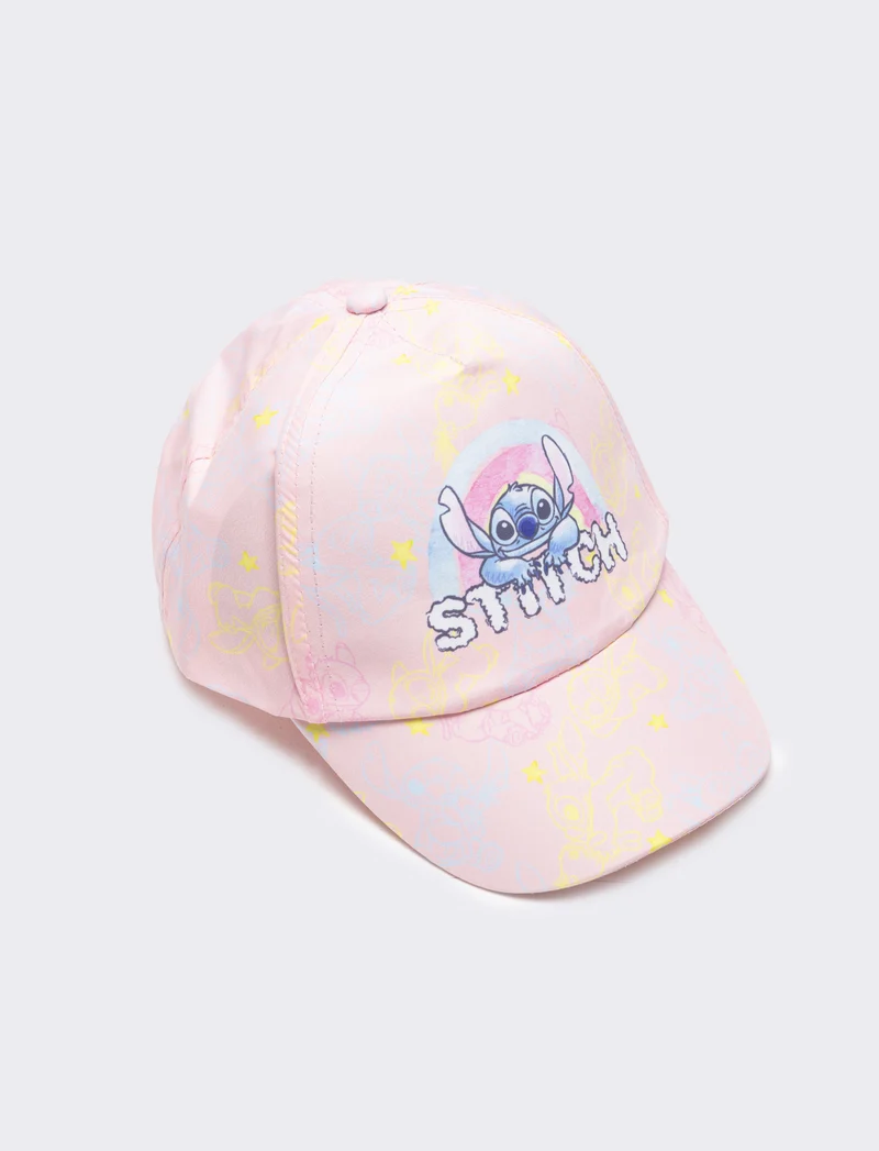 Cappello bambina stitch baseball - Rosa