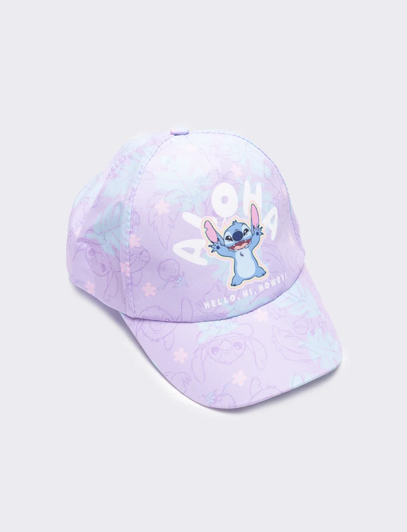 Cappello bambina stitch baseball - Lilla