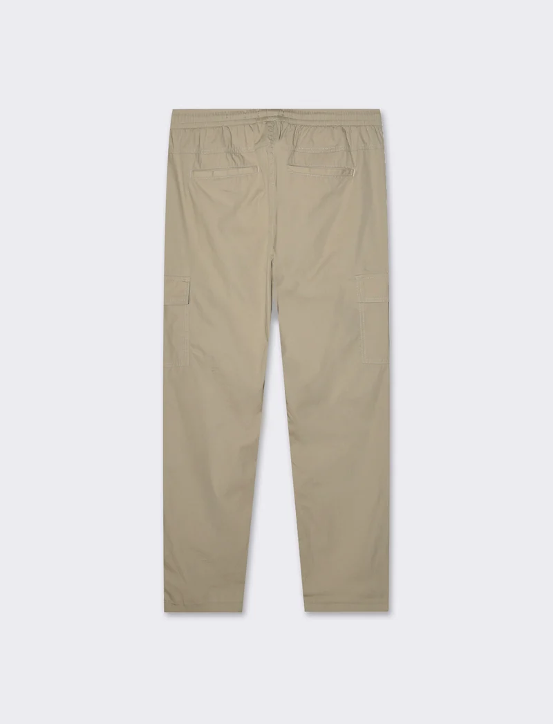 Pantaloni cargo jogger in cotone da uomo - Beige