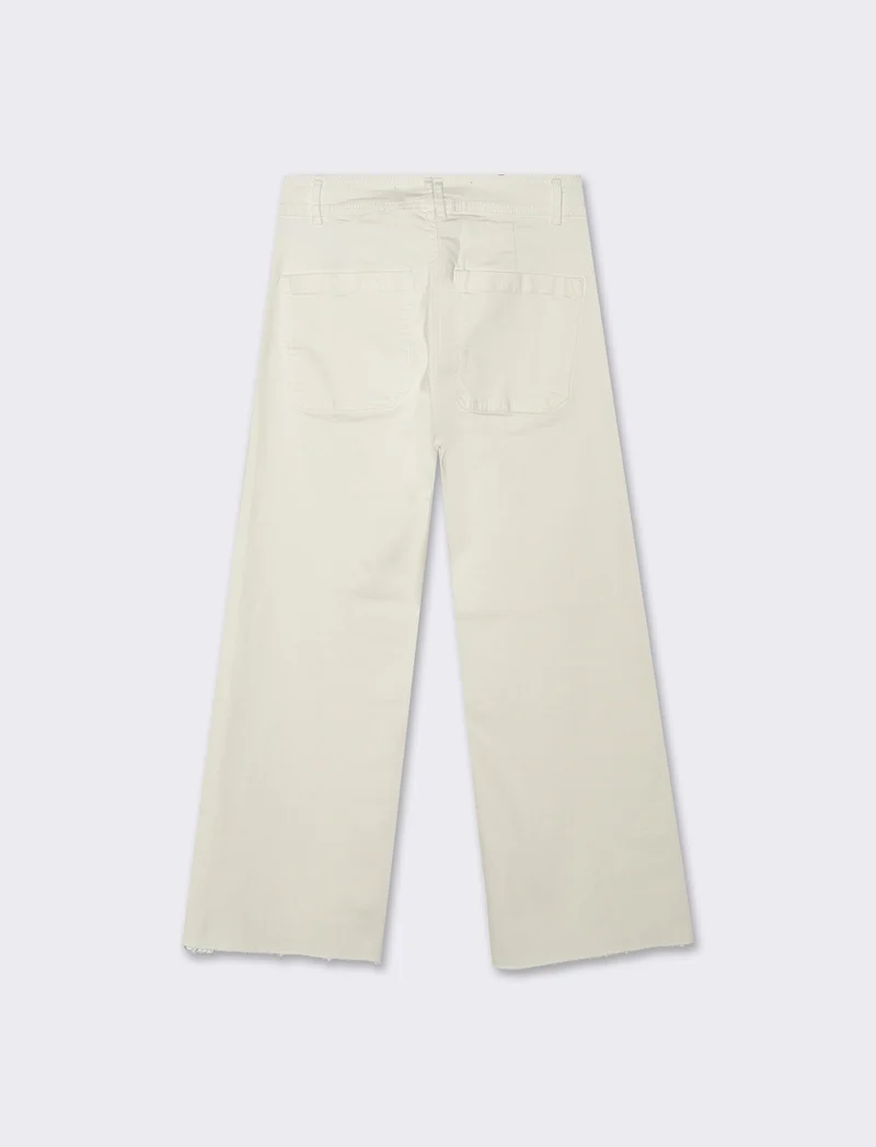 Jeans alla caviglia da donna - Bianco