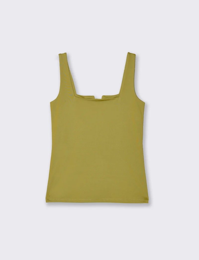 Top con spallina larga da donna - Verde pistacchio