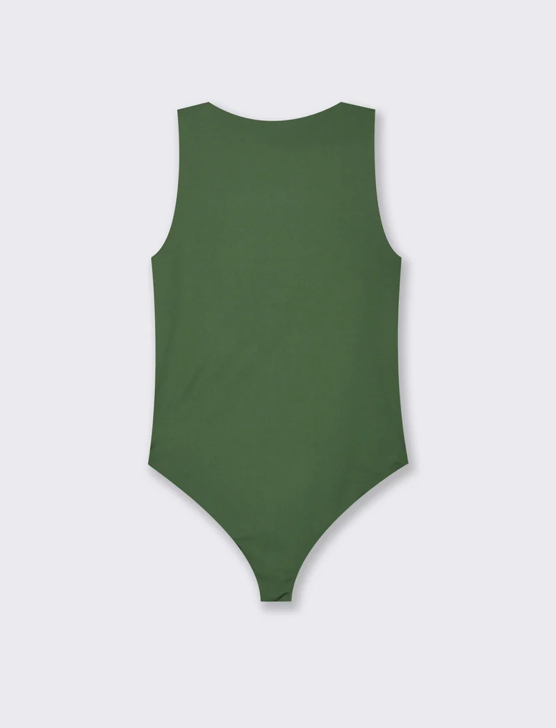 Body giromanica da donna - Verde