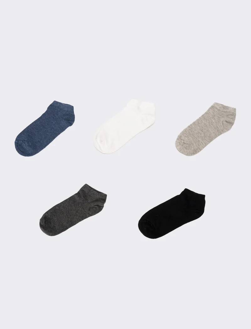 Calzini short 5 paia - Grigio