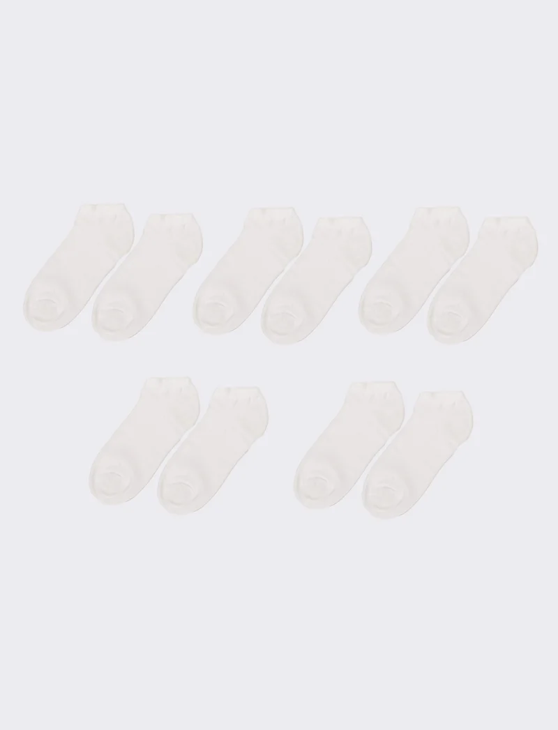 Calzini 5 paia promozionale - Bianco