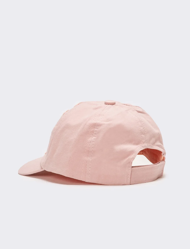 Cappello bambina baseball con margherite - Rosa