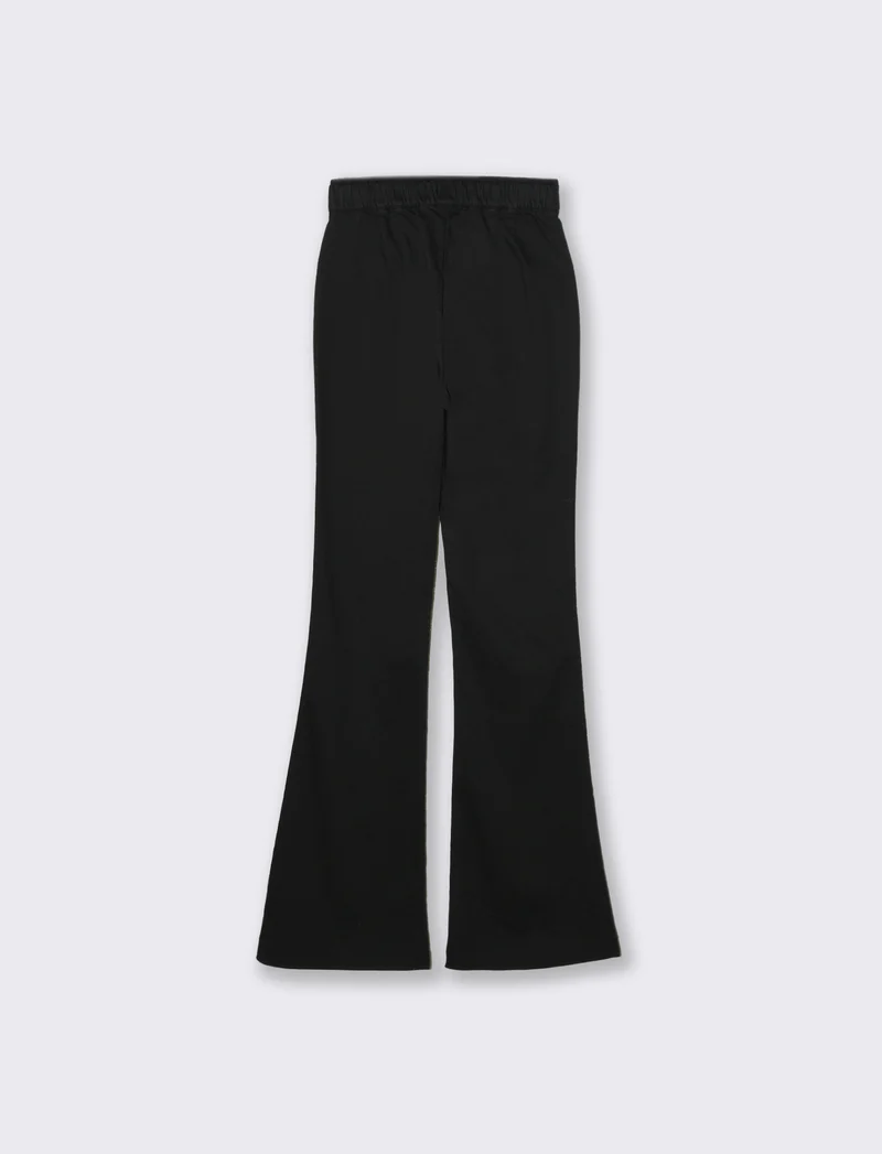 Pantalone a zampa da donna - Nero