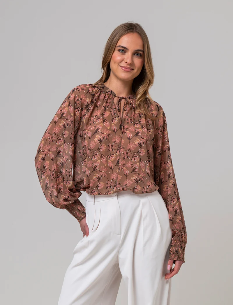 Casacca con collo alla coreana da donna - var 1