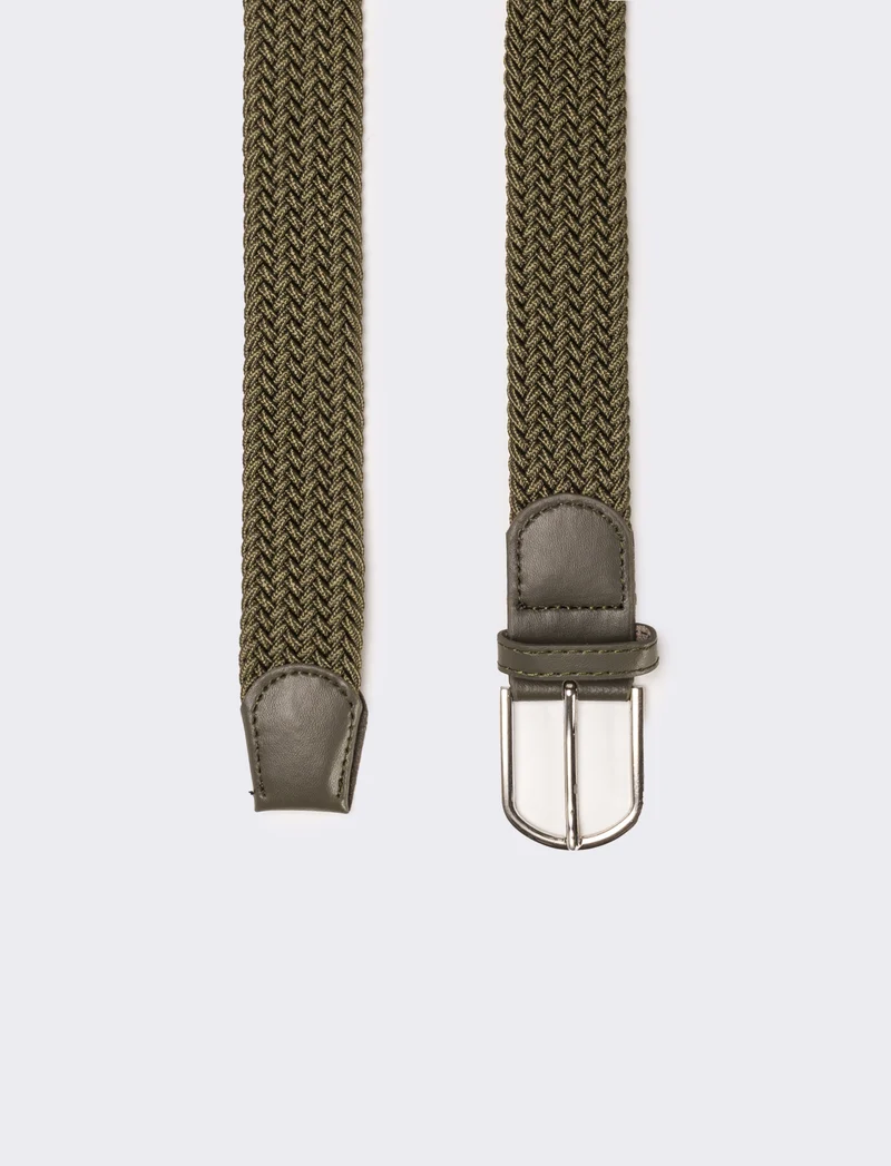Cintura elastica intrecciata uomo - Ve.milit.