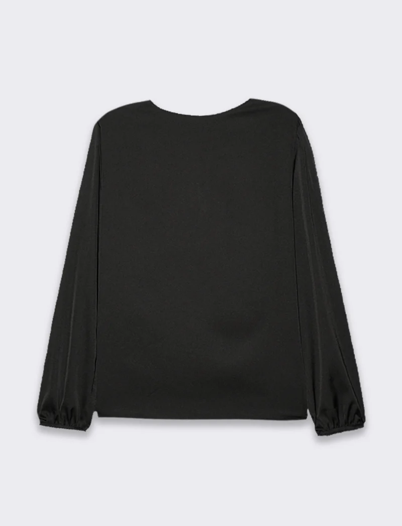 Casacca raso - Nero