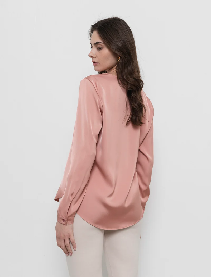 Casacca con rouches - Rosa