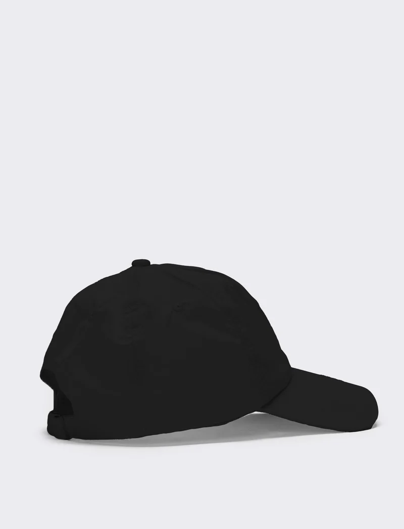 Cappello uomo baseball nylon sottile - Nero