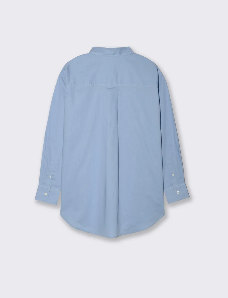 Camicia basica da donna - Blu chiaro