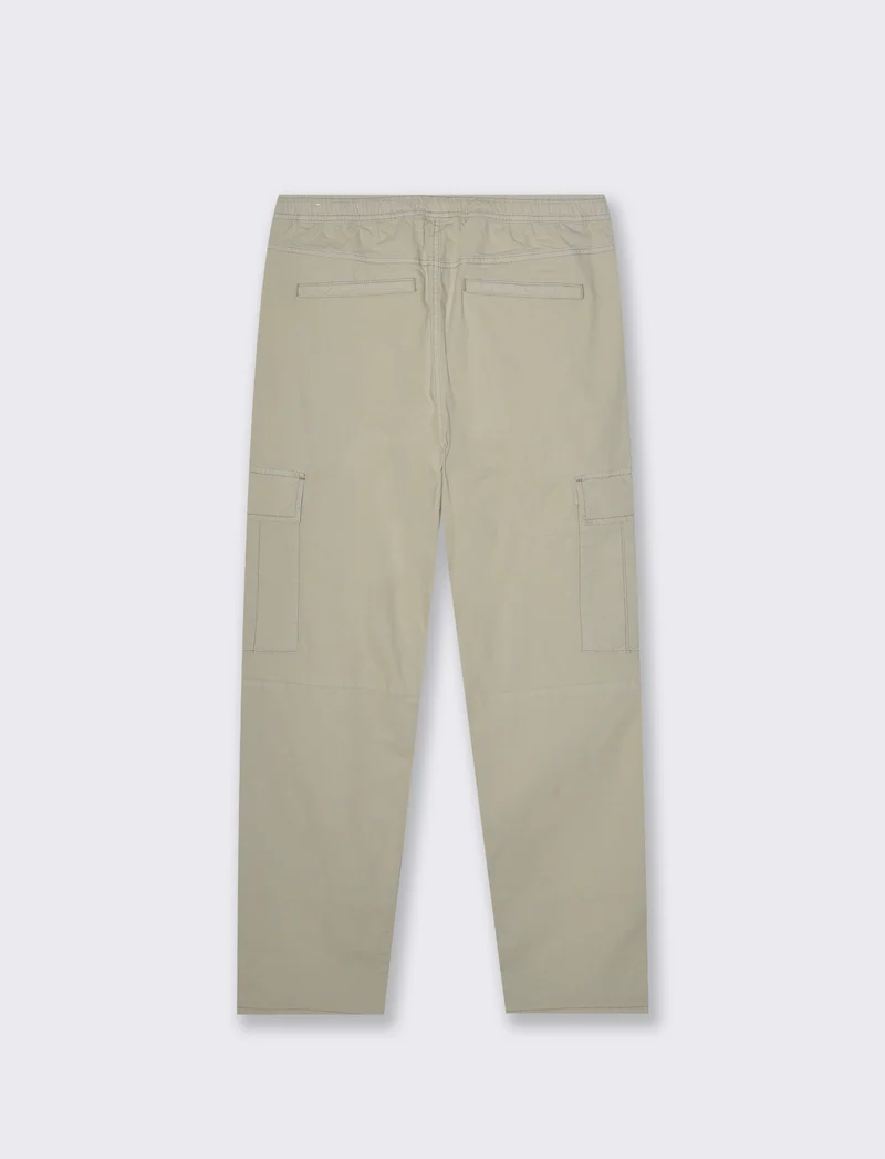 Pantaloni cargo straight fit da uomo - Verde salvia
