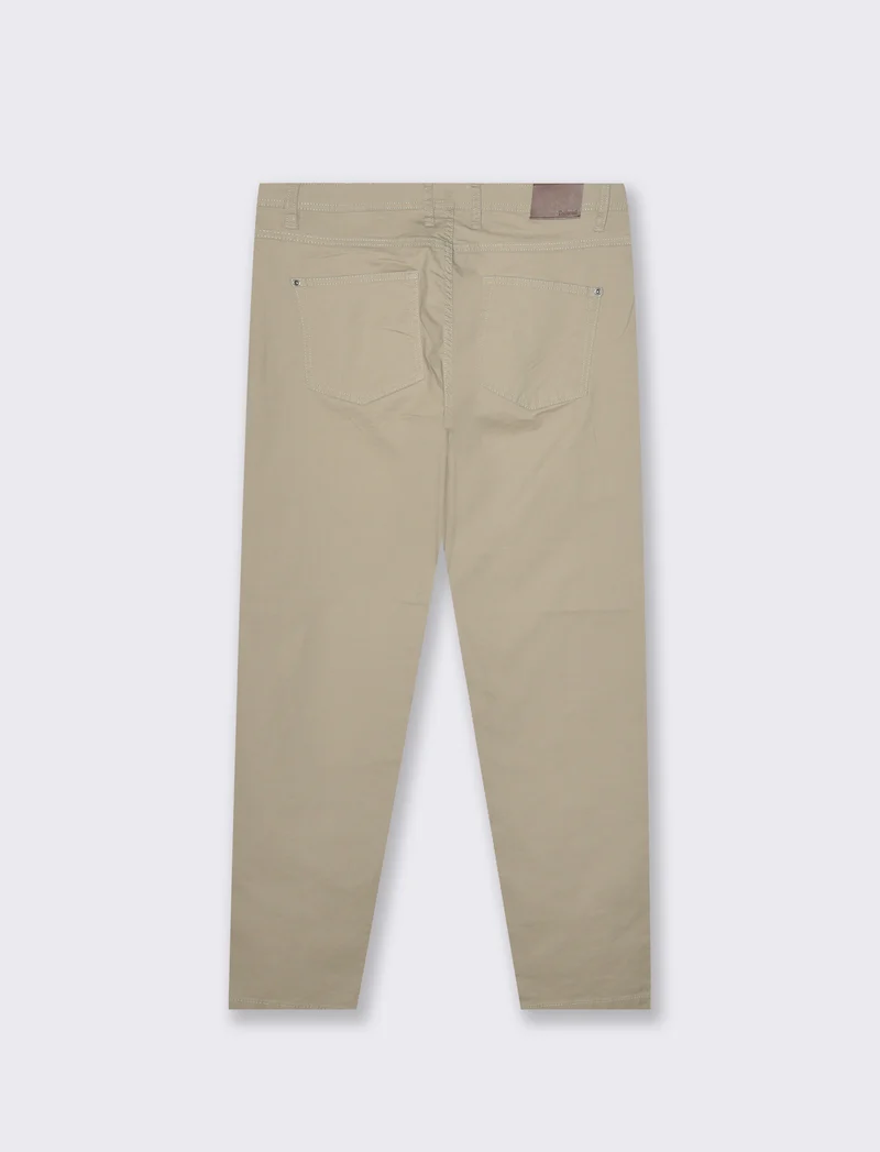 Pantaloni 5 tasche slim fit da uomo - Beige