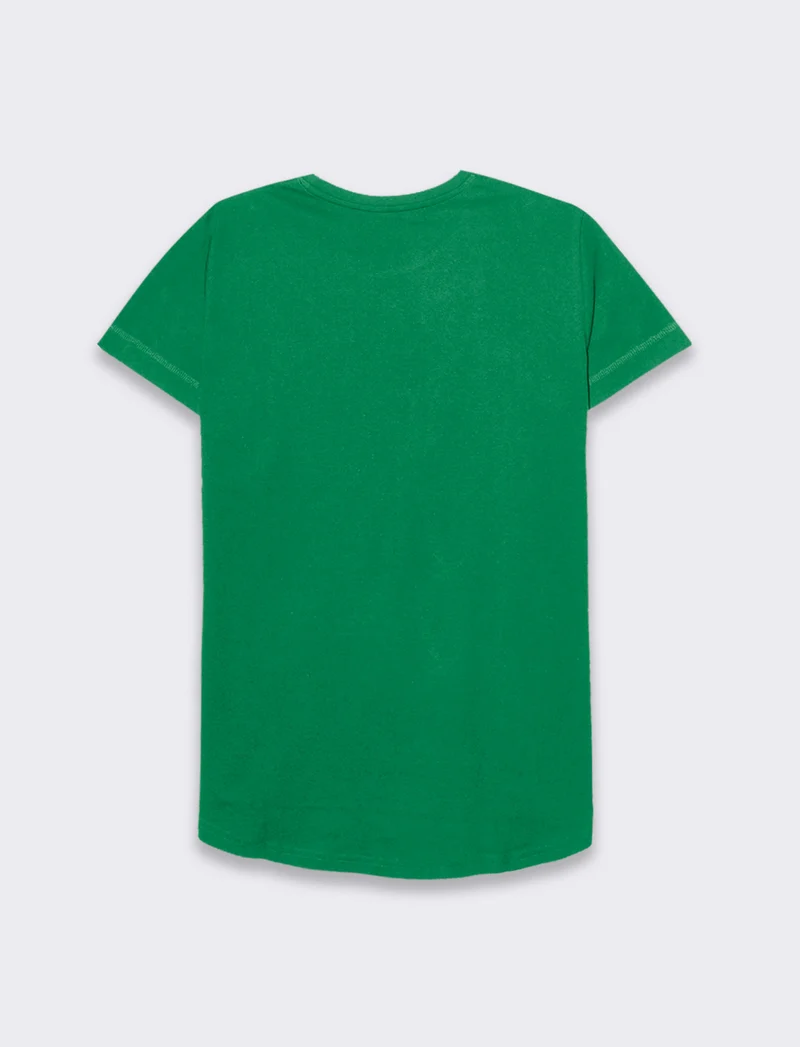 T-shirt basica da donna - Verde prato