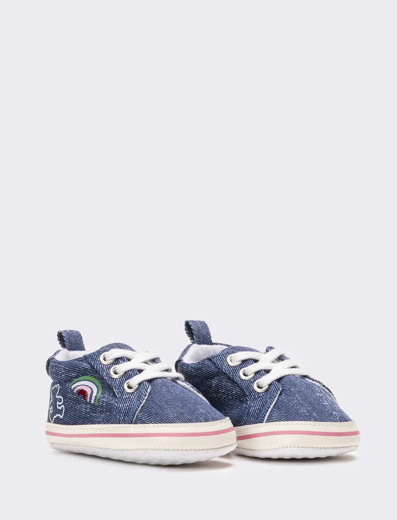 Scarpa in denim da neonata - Jeans