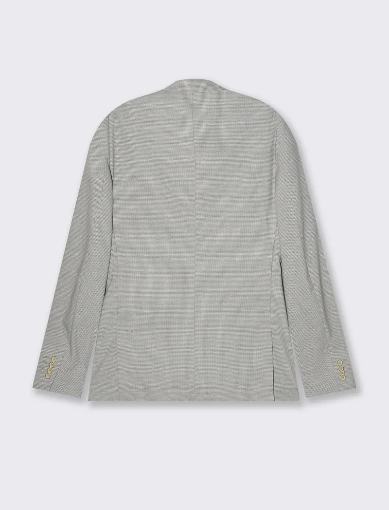 Blazer struttura jacquard da uomo - Grigio tortora