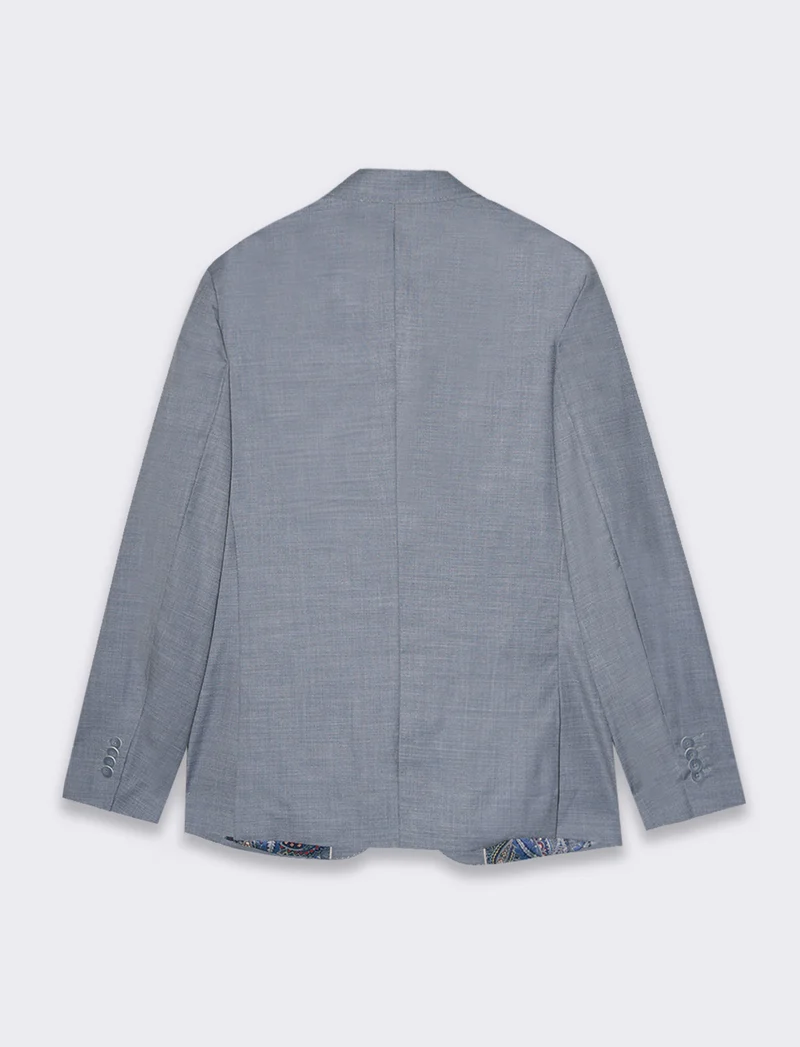 Blazer da completo formal fit da uomo - Blu