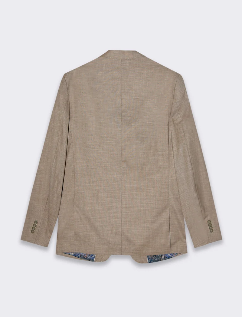 Blazer da completo formal fit da uomo - Grigio fango