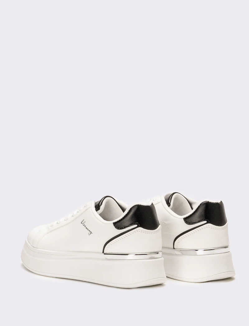 Sneakers da donna minimal - Bianco