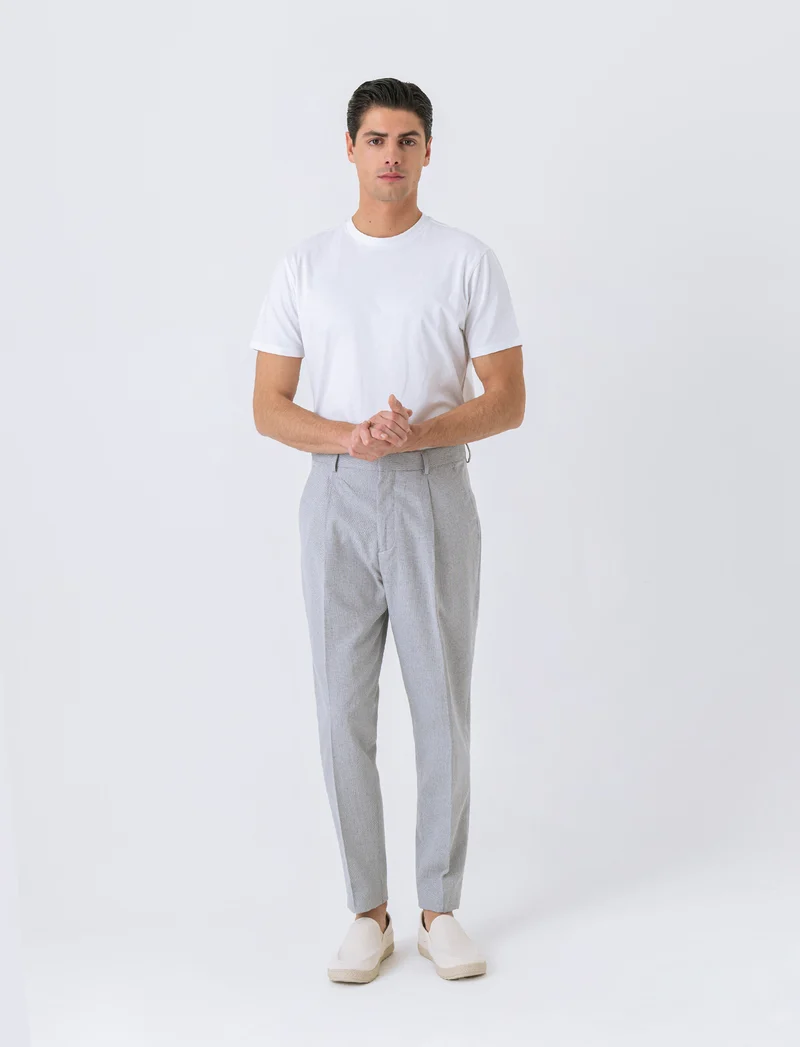 T-shirt basic in cotone premium regular fit da uomo - Bianco