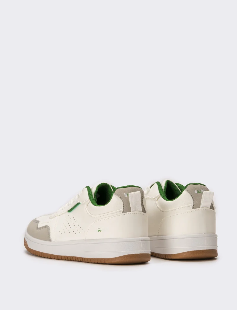Sneakers minimal da bambino - Bianco