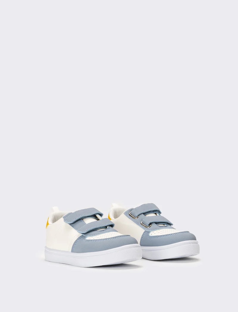 Sneakers con strappi da bambino - Bianco