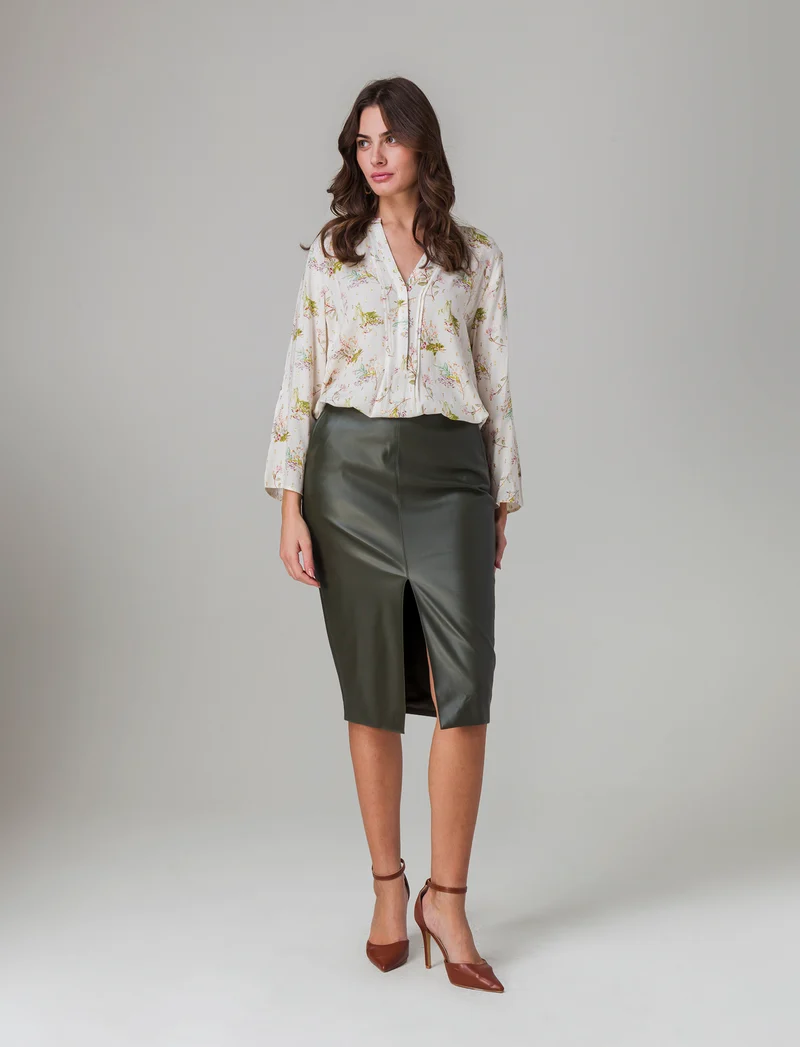 Casacca manica lunga stampata da donna - var 2