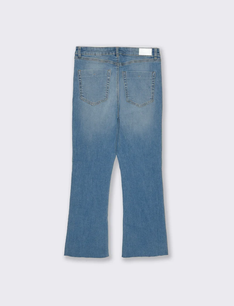 Jeans basico alla caviglia da donna - Denim