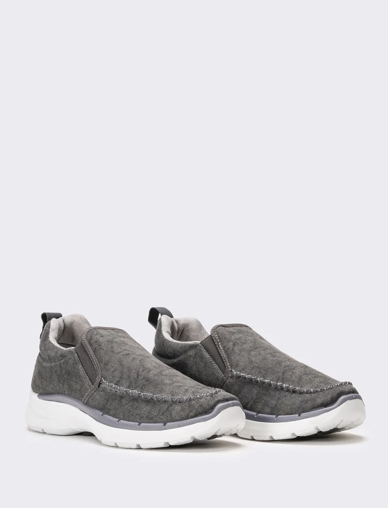 Scarpa da uomo in canvas - Grigio