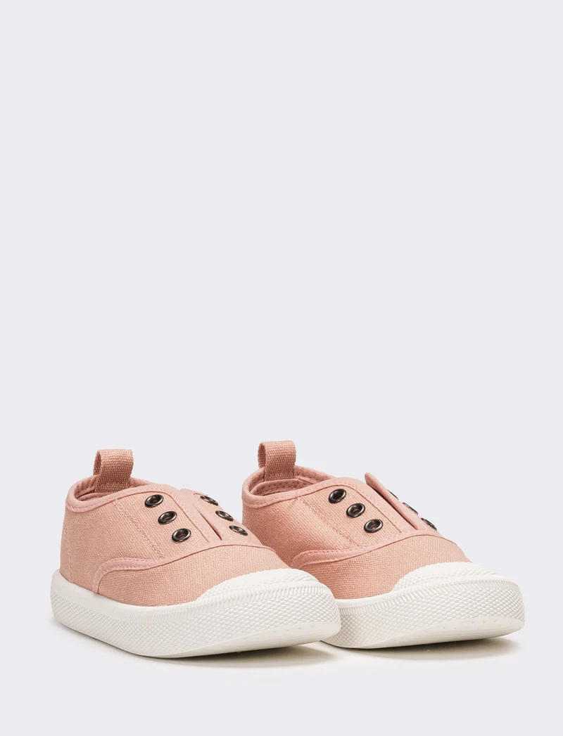 Scarpa da bambina in canvas - Rosa