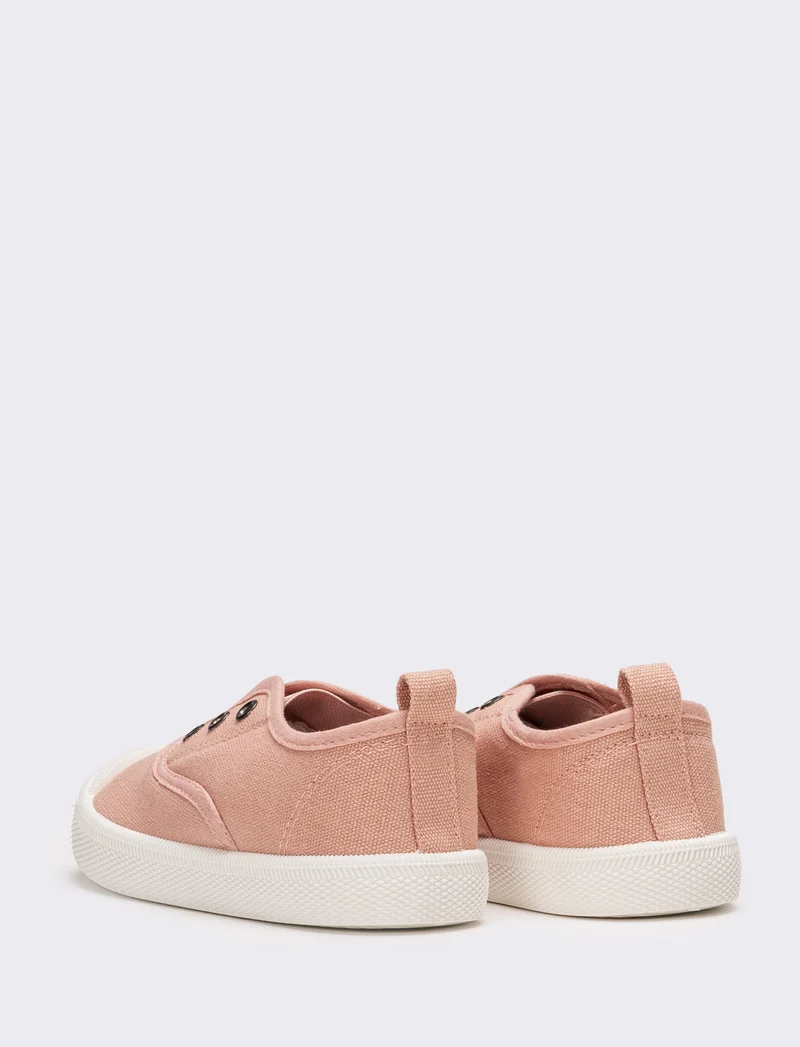 Scarpa da bambina in canvas - Rosa