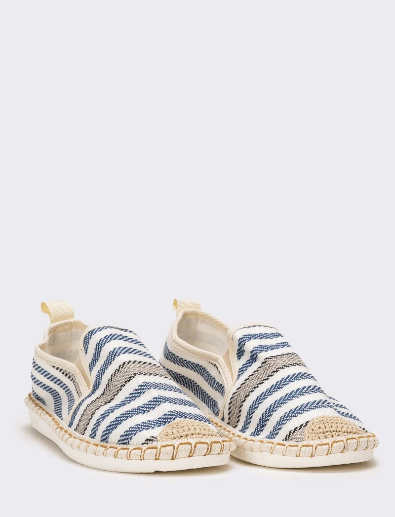 Slip-on da uomo con inpunture - Multicolore