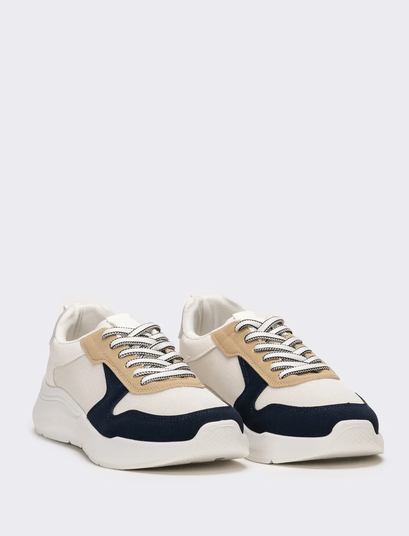 Sneakers casual da uomo - Bianco