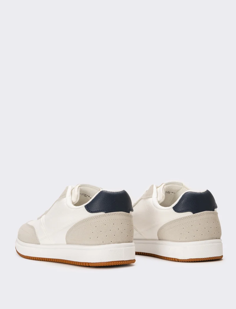 Sneakers in tessuto da uomo - Bianco
