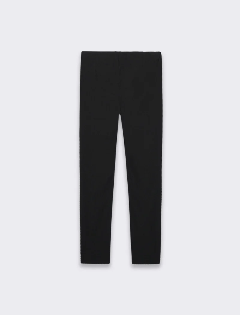 Legging in bengalina da donna - Nero