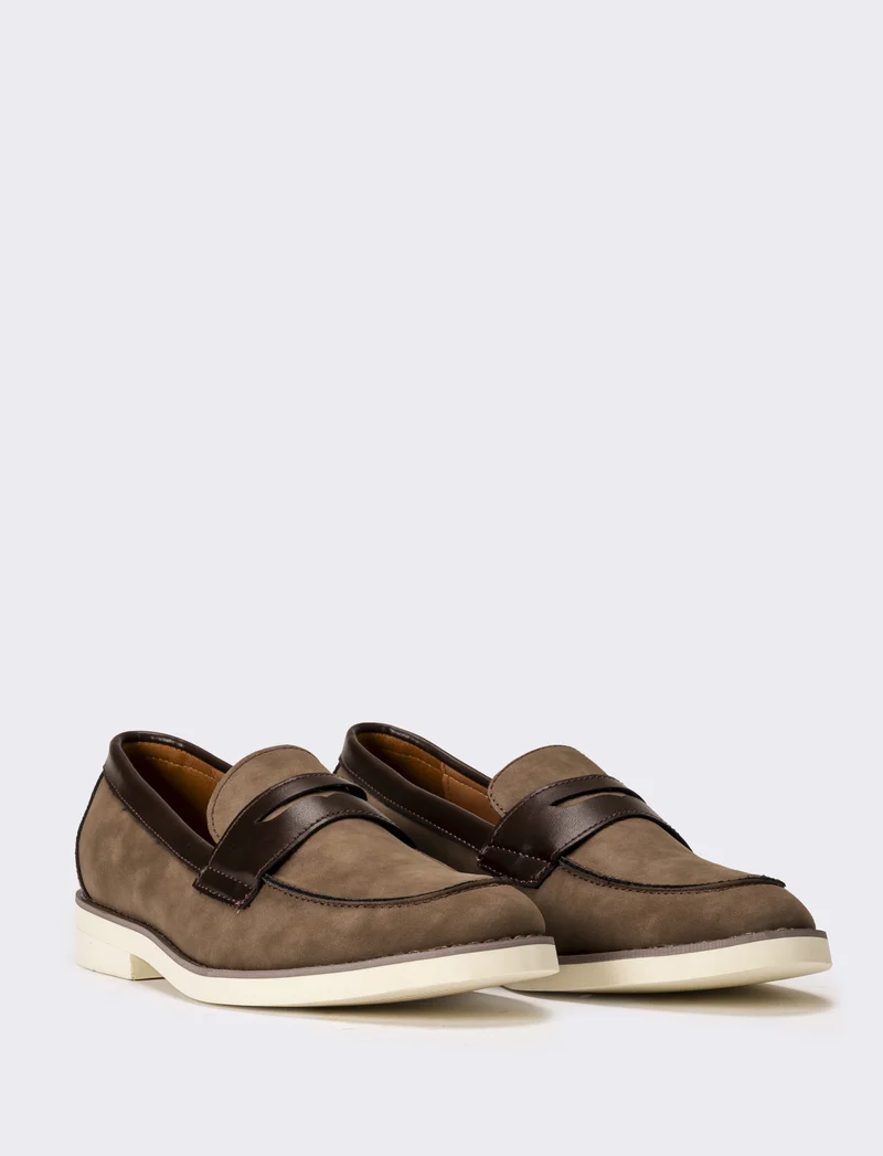 Scarpa classica da uomo - Grigio tortora