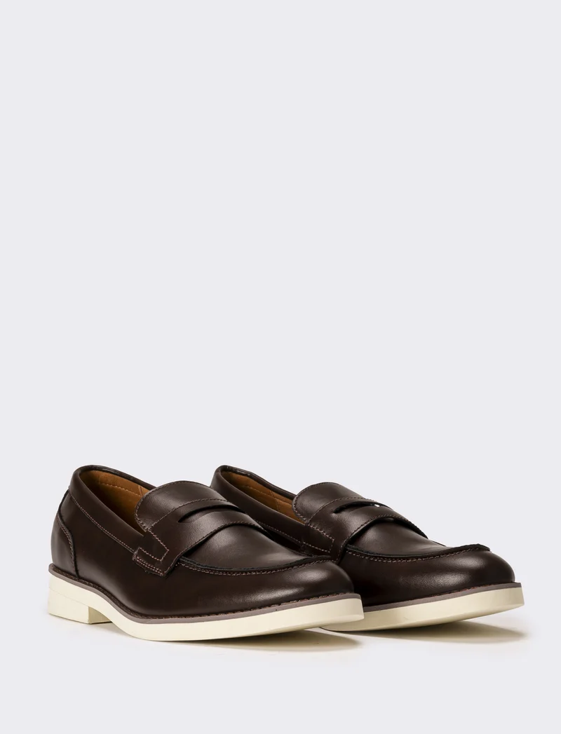 Mocassino da uomo - Marrone