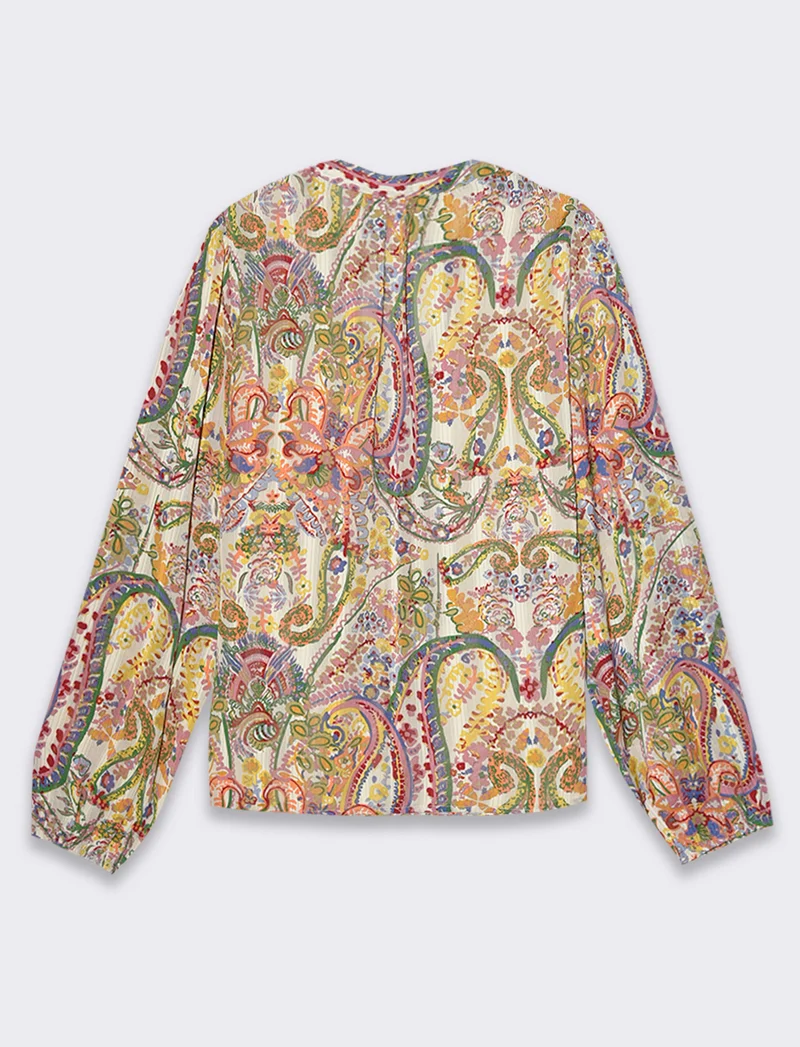 Camicia stampata da donna - var 2