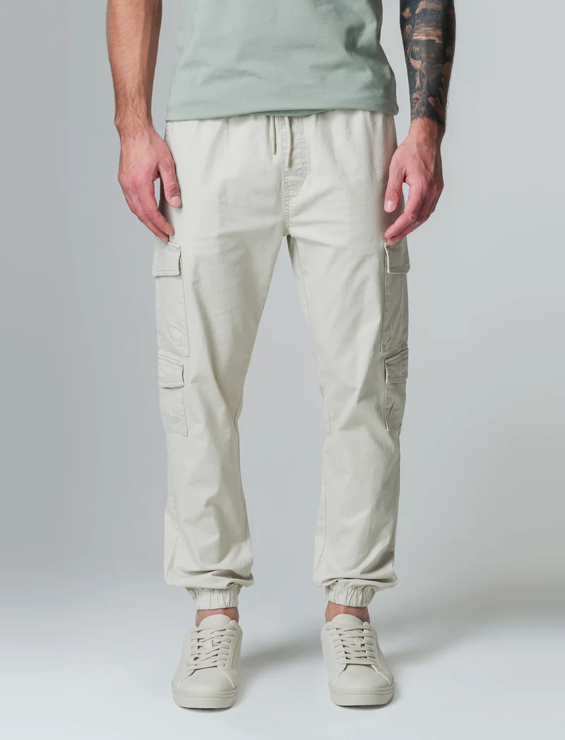 Pantaloni cargo rip stop da uomo - Sabbia