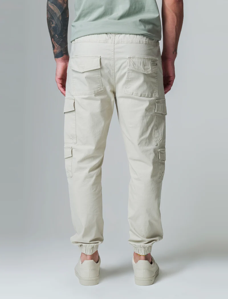 Pantaloni cargo rip stop da uomo - Sabbia