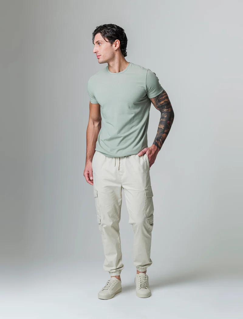 Pantaloni cargo rip stop da uomo - Sabbia