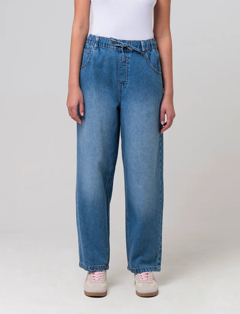 Jogger denim da donna - Denim