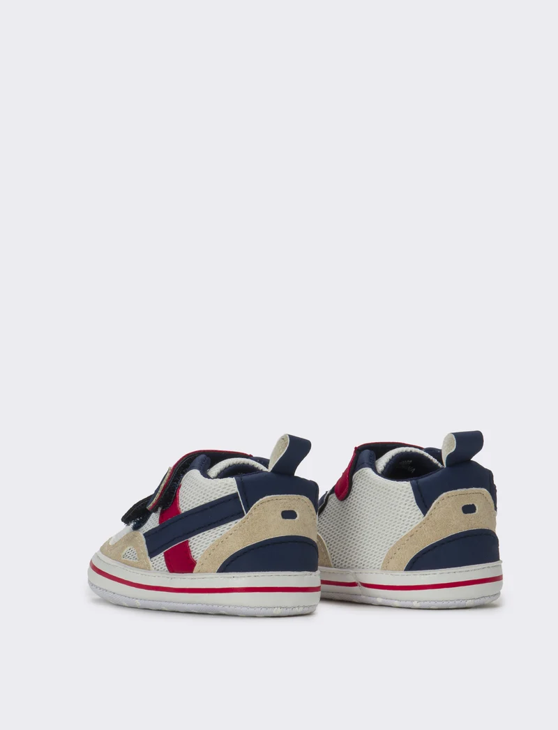 Scarpa da bambino con riporti da neonato - Blu
